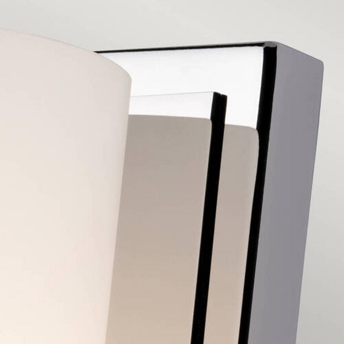 Badezimmer-wandleuchte Fe-Amalia1-Sbath - Chromfarben, Basics, Glas/Metall (11.4/12,9/24,1cm) - Elstead Lighting