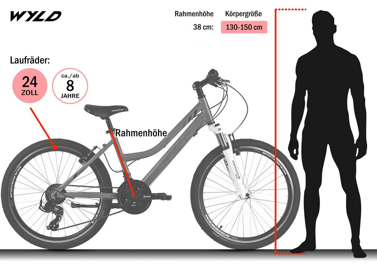 Wyld Kinderfahrrad Girls Weiß - Weiß, KONVENTIONELL, Metall