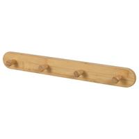 Hakenleiste Adria Naturfarben B: 50 cm - Naturfarben, Trend, Holz (50/5/6cm)