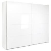 SCHIEBETÜRENSCHRANK Viva Weiß Hochglanz B: 250cm - Weiß Hochglanz/Weiß, MODERN, Holzwerkstoff (250/210/62cm) - P & B
