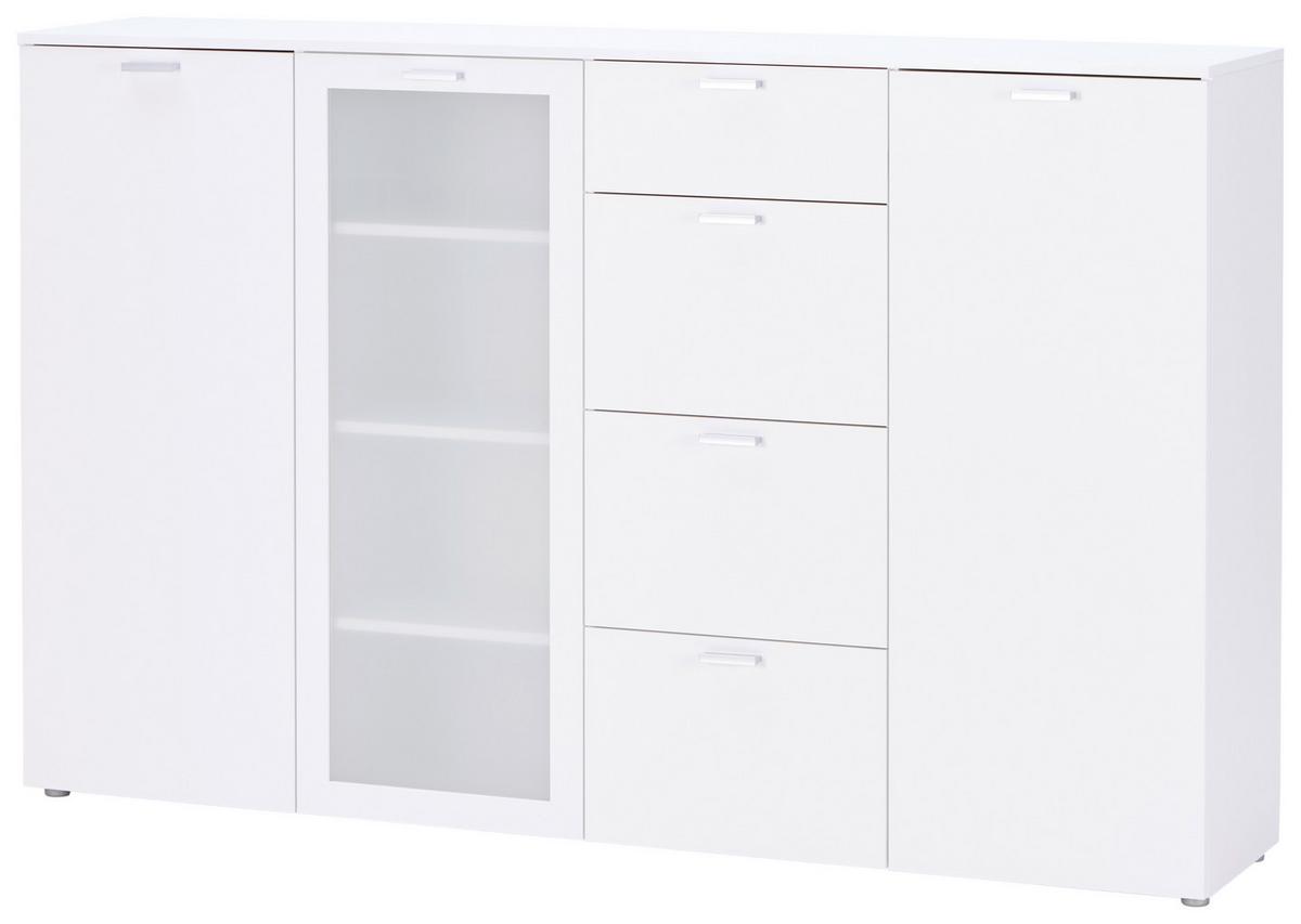 Kommode 179cm Xeno Weiß Xeno "x2m A9 908" - MODERN, Holzwerkstoff (179/115/37cm)