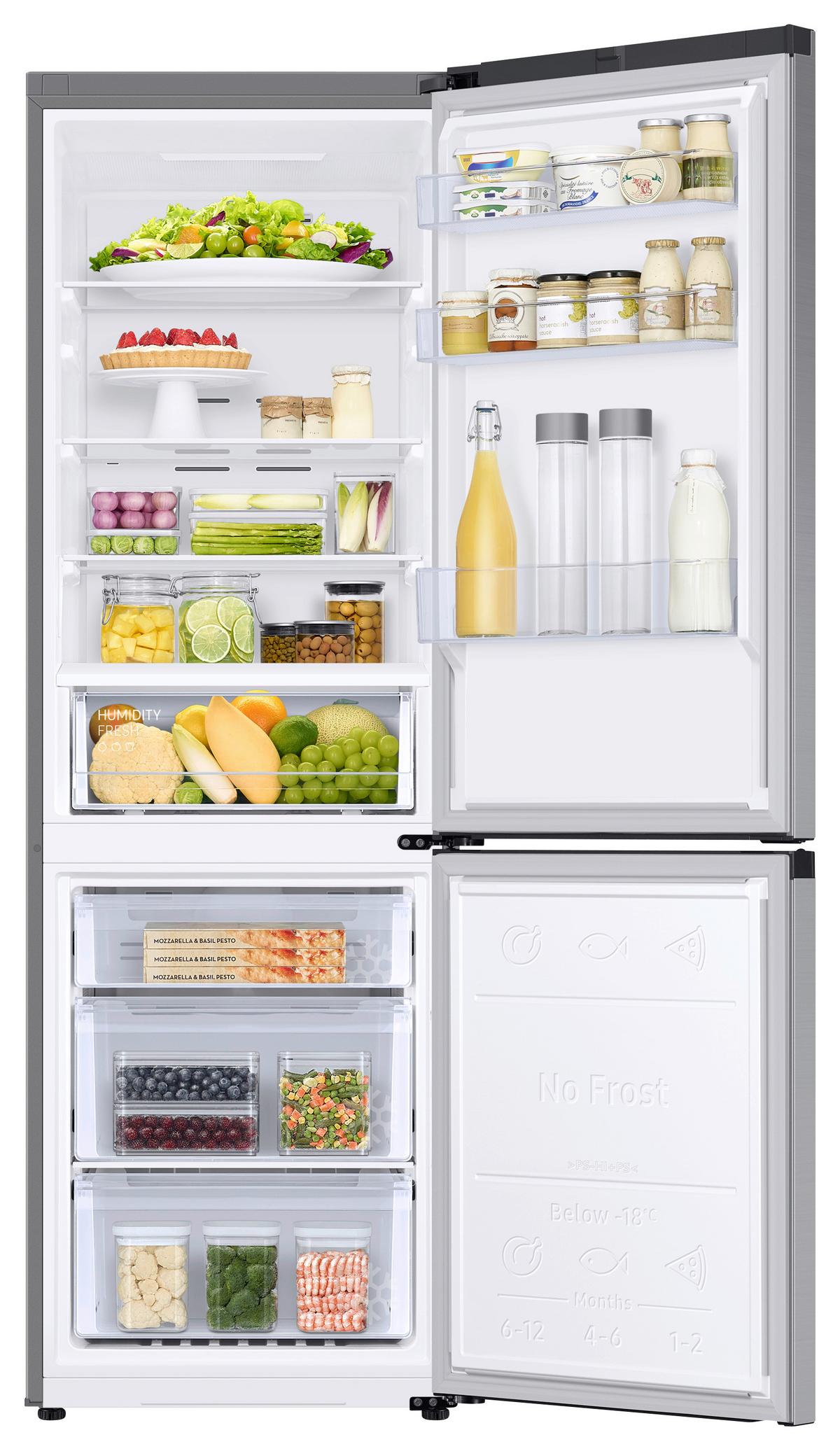 Kühl-Gefrier-Kombination Rb34c600esa - Edelstahlfarben, Basics (59,5/185,3/65,8cm) - Samsung