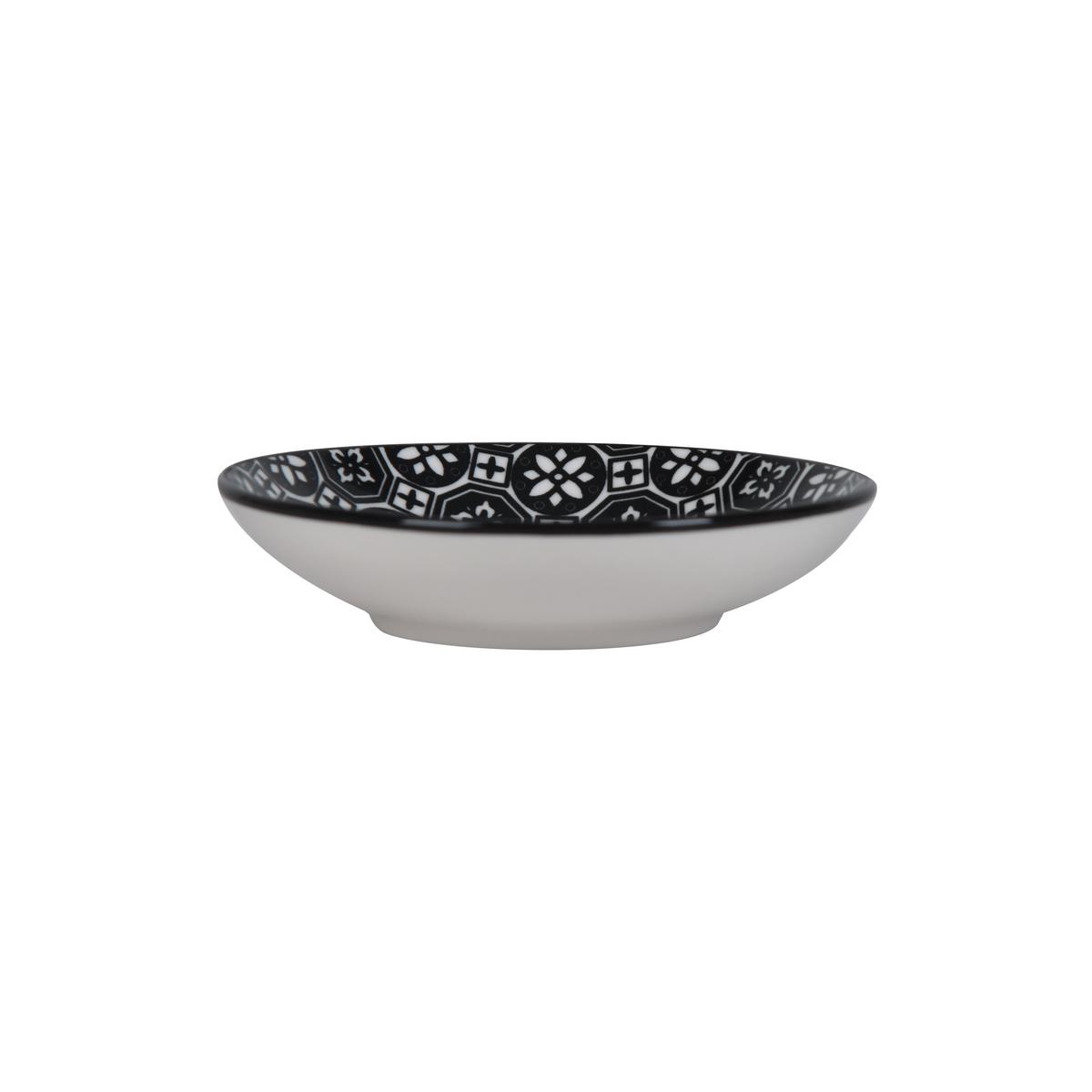 Miska na dip SHIVA - bílá/černá, Lifestyle, keramika (10,1/2,4cm) - Mömax