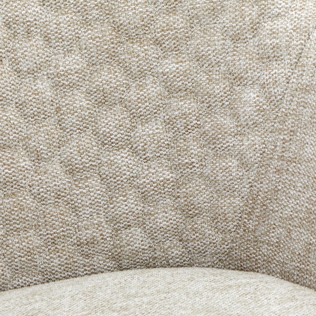 Armlehnstuhl-Set 2er Lara Bezug: Webstoff-Beige - Eichefarben/Beige, KONVENTIONELL, Holz/Textil (56,5/80/58cm) - Livetastic