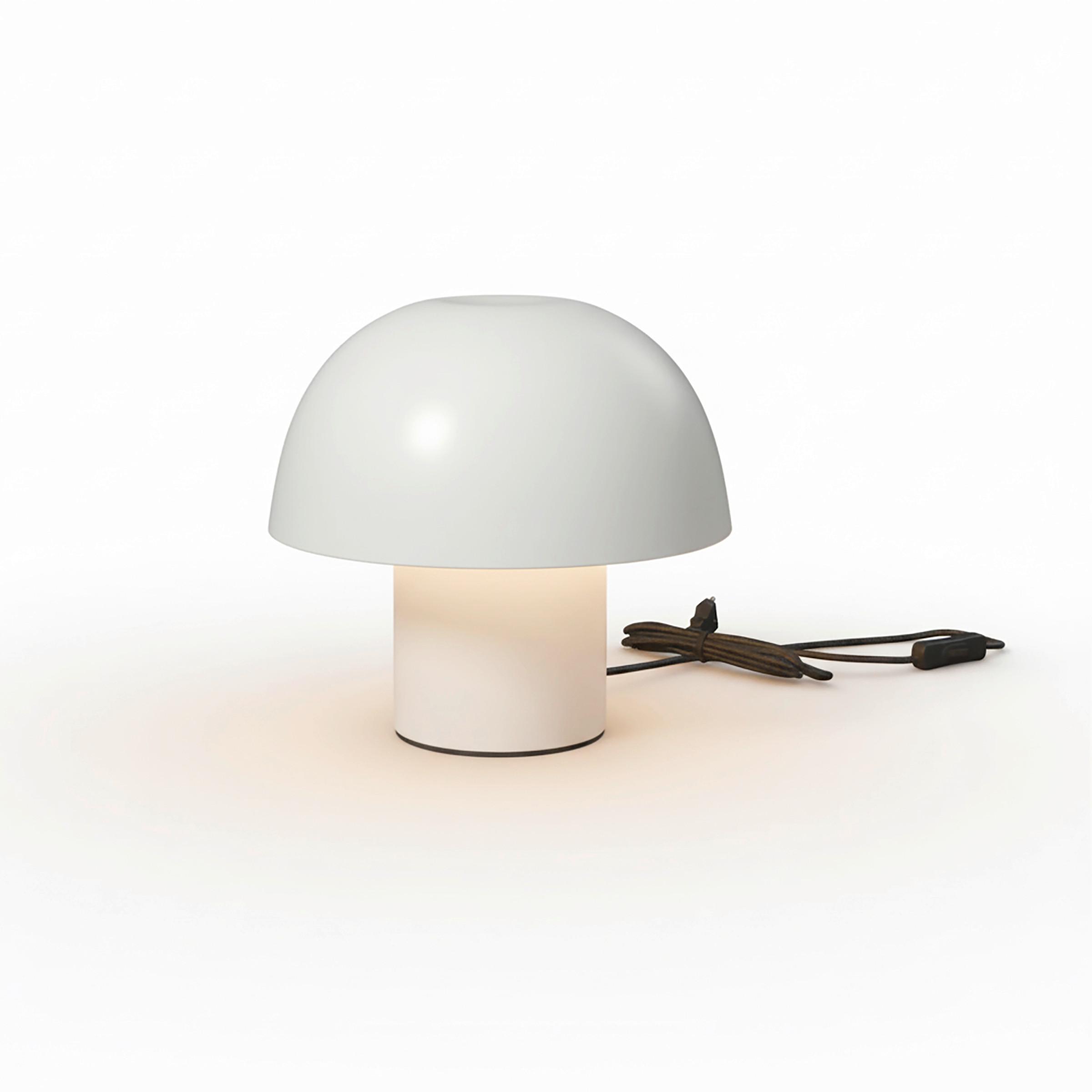 Nočná lampa CARLA - biela, Modern, kov (22,5/22cm) - Bessagi Home