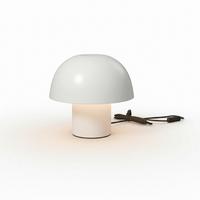 Noční lampa CARLA - bílá, Moderní, kov (22,5/22cm) - Bessagi Home