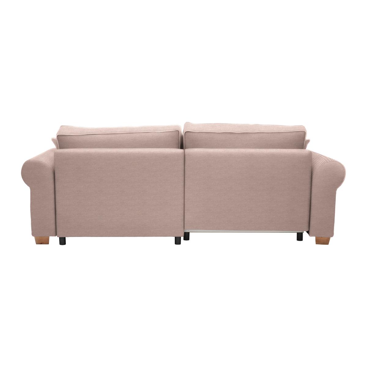 Sedací souprava ANGELO, oboustranná,růžový manšestr - růžová, Moderní, dřevo/kompozitní dřevo (255/92/185cm) - Mömax