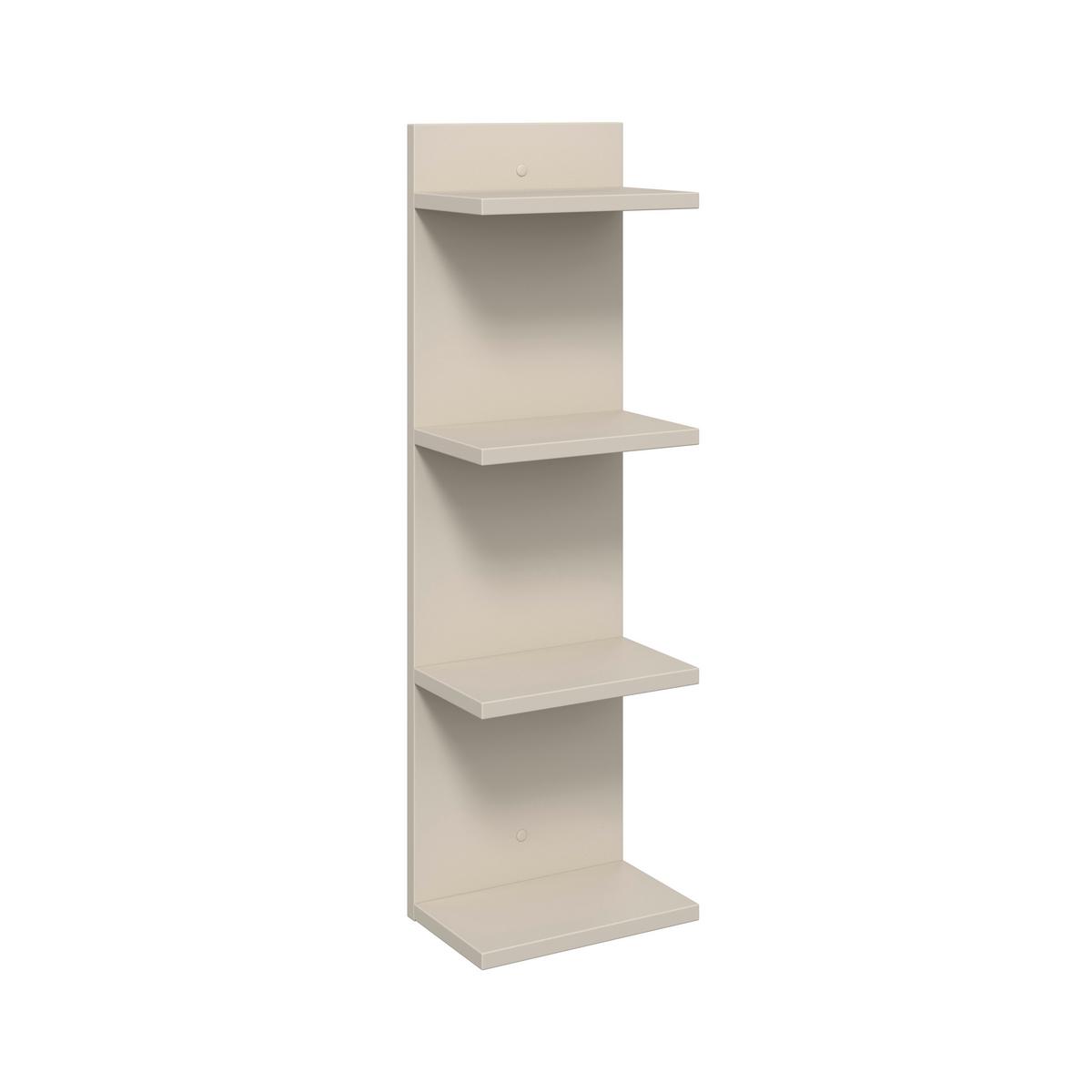 Wandregal EOLO Kaschmir B: 23,2 cm - Kaschmir, Trend, Holzwerkstoff (23,2/75/16,8cm)