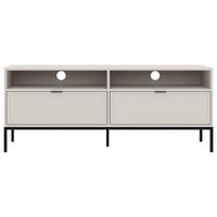 TV-ELEMENT Deco Kaschmir B: 150cm - Kaschmir/Schwarz, Design, Holzwerkstoff/Metall (150/60/40cm) - MID.YOU