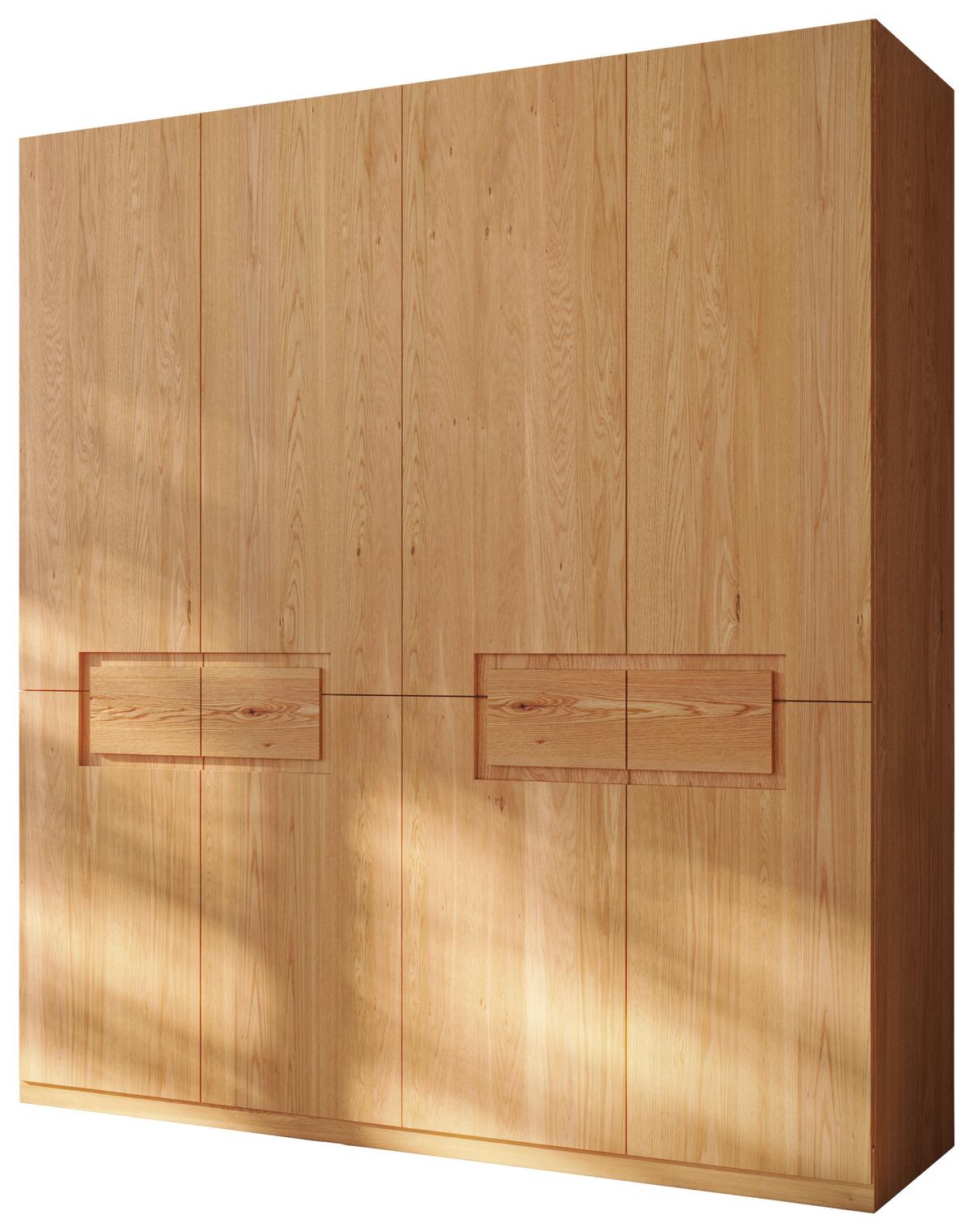 Drehtürenschrank Farina, Buchefarben B: 202 Cm - Buchefarben/Kernbuche, MODERN, Holz (202/223/62cm) - MID.YOU