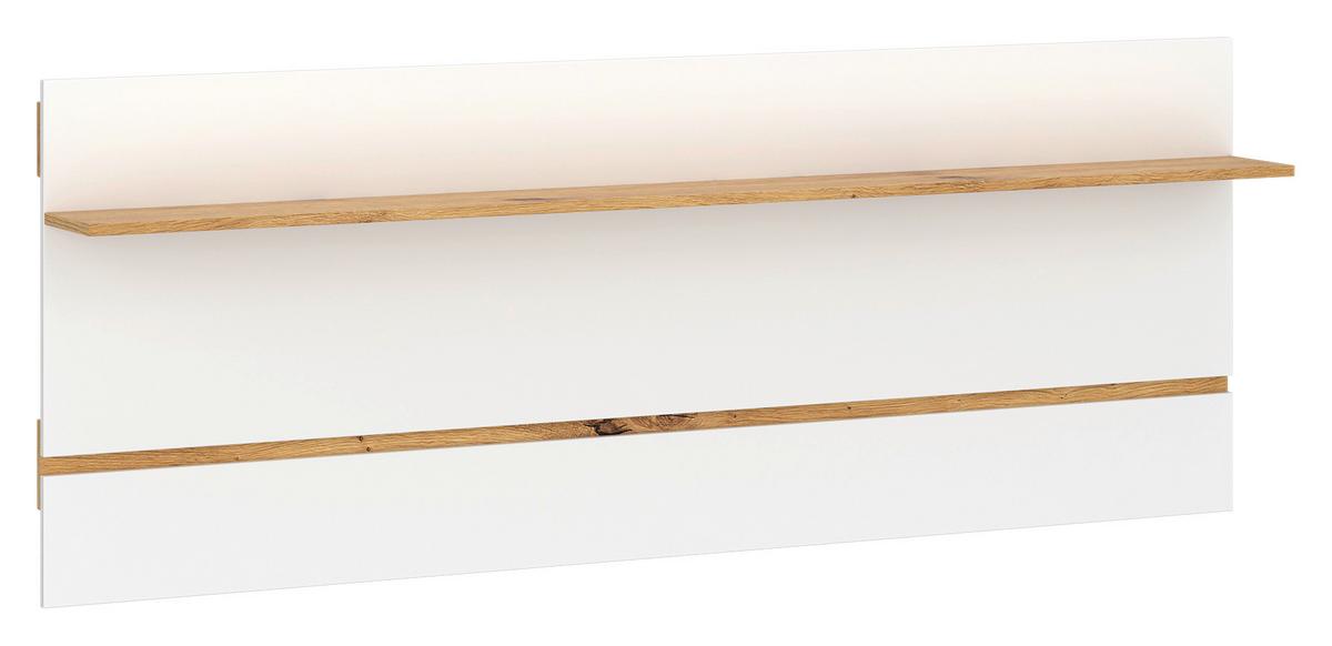 Fali Panel Foggia - Artisan tölgy/fehér, Trend, faalapú anyag (188,4/70/23,2cm)