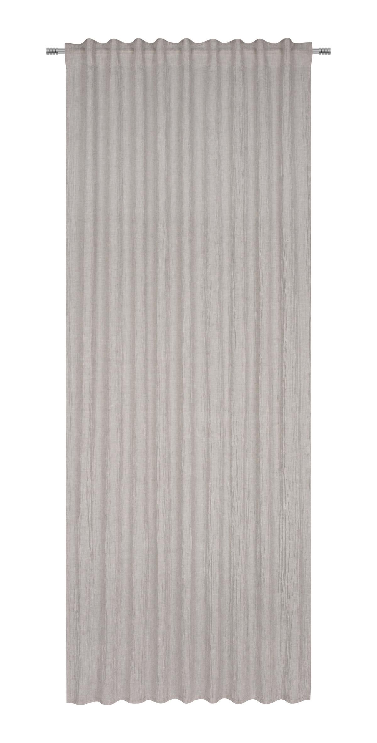 HOTOVÝ ZÁVĚS Ramona, 135/245cm, šedá - béžová, Moderní, textil (135/245cm) - Modern Living