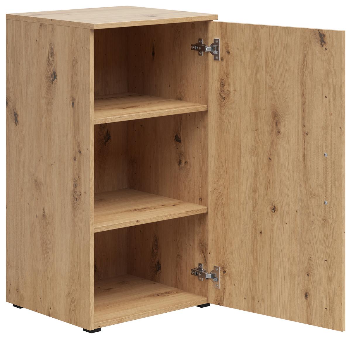 Komoda MULTISTAURAUM - čierna/antracitová, Modern, kompozitné drevo/plast (45/83/40cm)