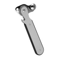 Dosenöffner Melchior Chrom BxHxT: ca. 6,8x22,7x2,7 cm - Silberfarben/Schwarz, Basics, Metall (6,8/22,7/2,7cm) - Metaltex