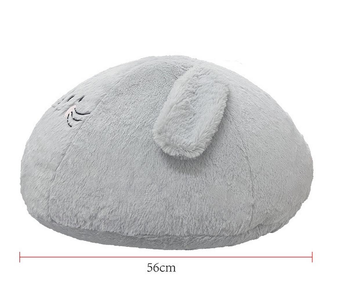 SEDACÍ PODUŠKA SNUGGLE -TREND- - šedá, Moderní, textil (56/26/56cm) - Premium Living