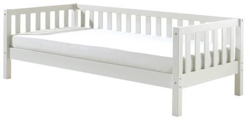 Kinder-/Juniorbett Fritz Weiß lackiert 90x200cm - Weiß, MODERN, Holz/Holzwerkstoff (90/200cm) - MID.YOU