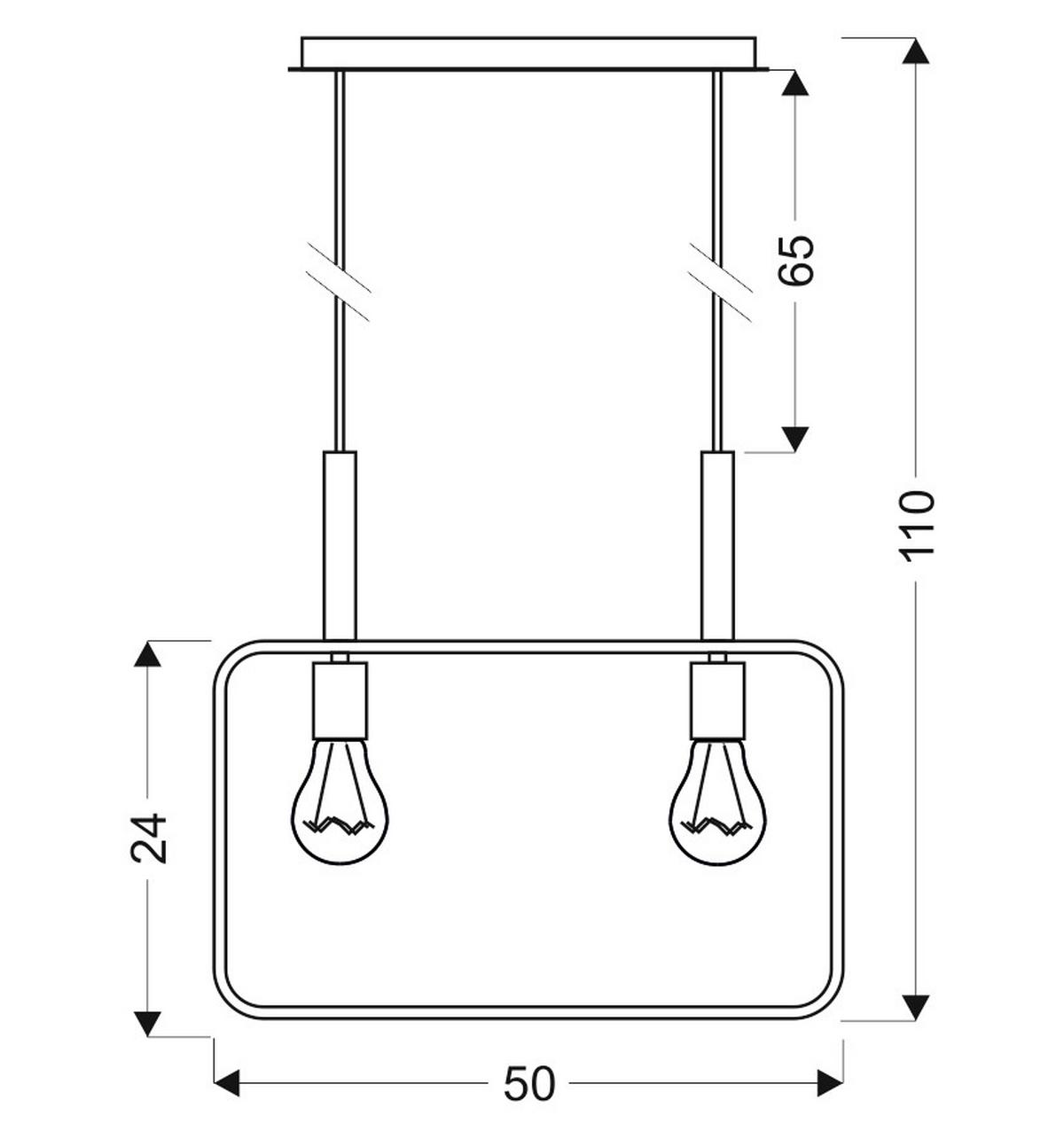 Pendelleuchte 32-73549 - Weiß, Design, Metall (50/6/110cm)