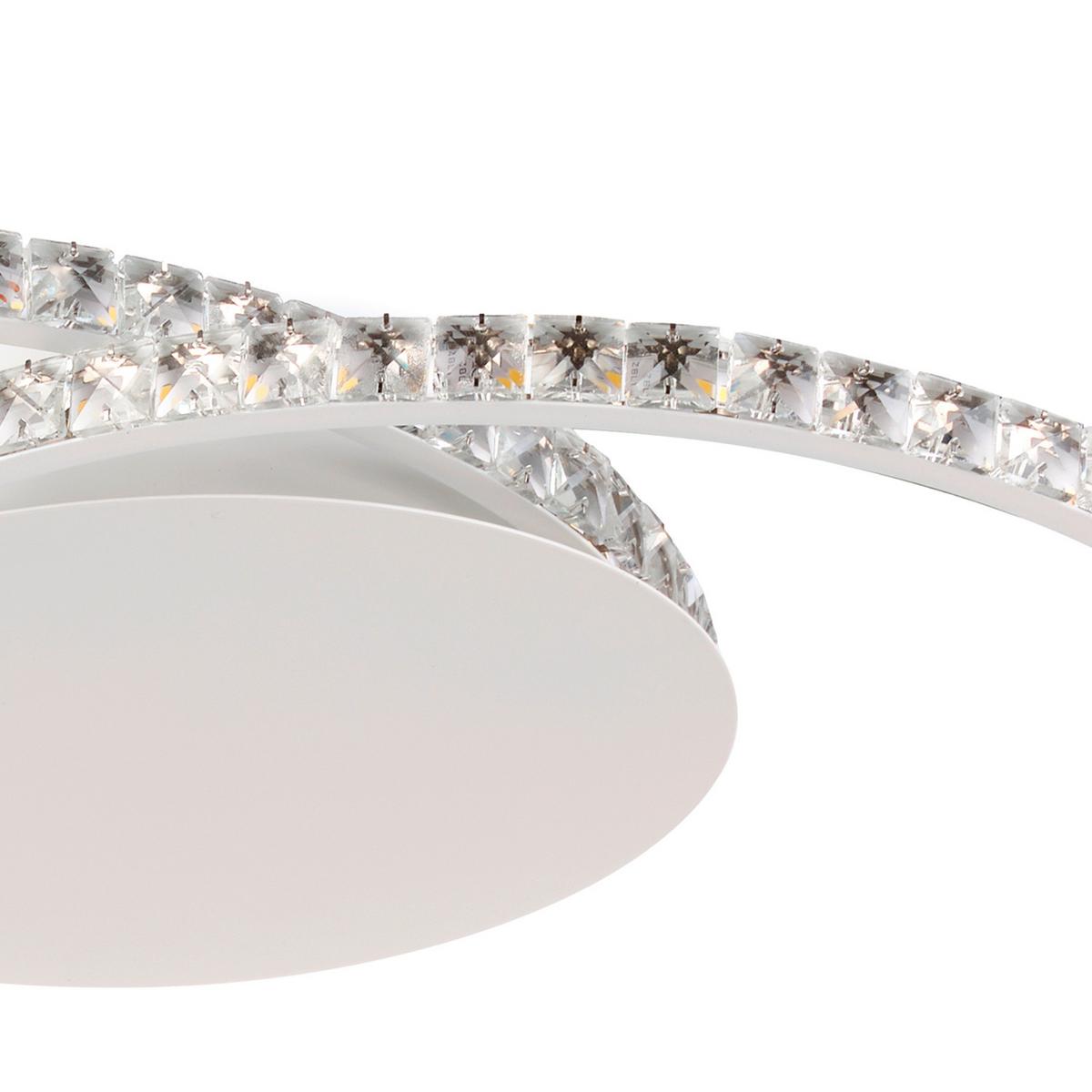 LED-Deckenleuchte 5052/Plb - Weiß, Design, Metall (50/10/43cm)