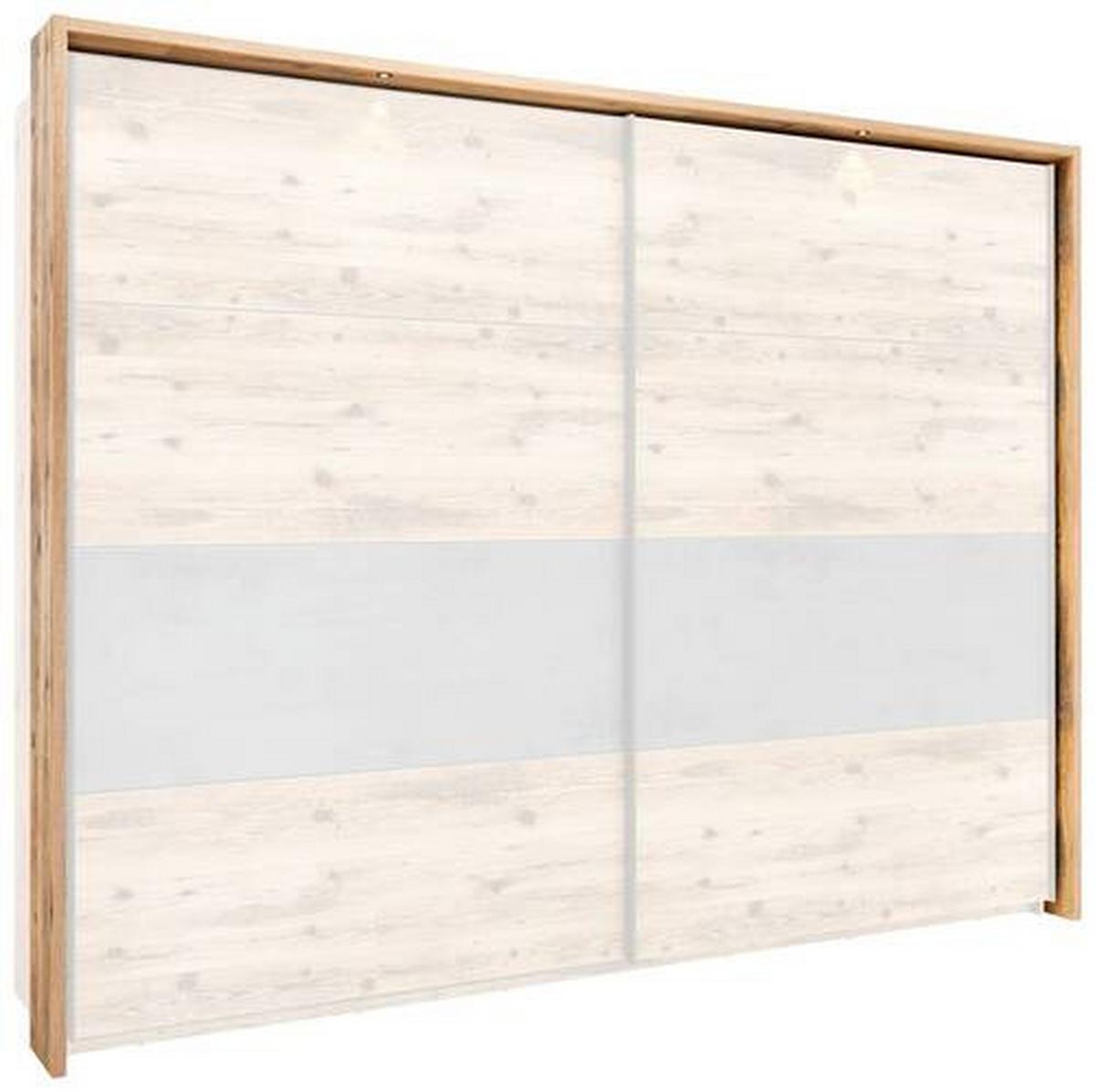 Passepartout-rahmen Alicant Für B: 280 Cm Mit Beleuchtung - Fichtefarben, Basics, Holzwerkstoff (280/215/23cm) - Luca Bessoni