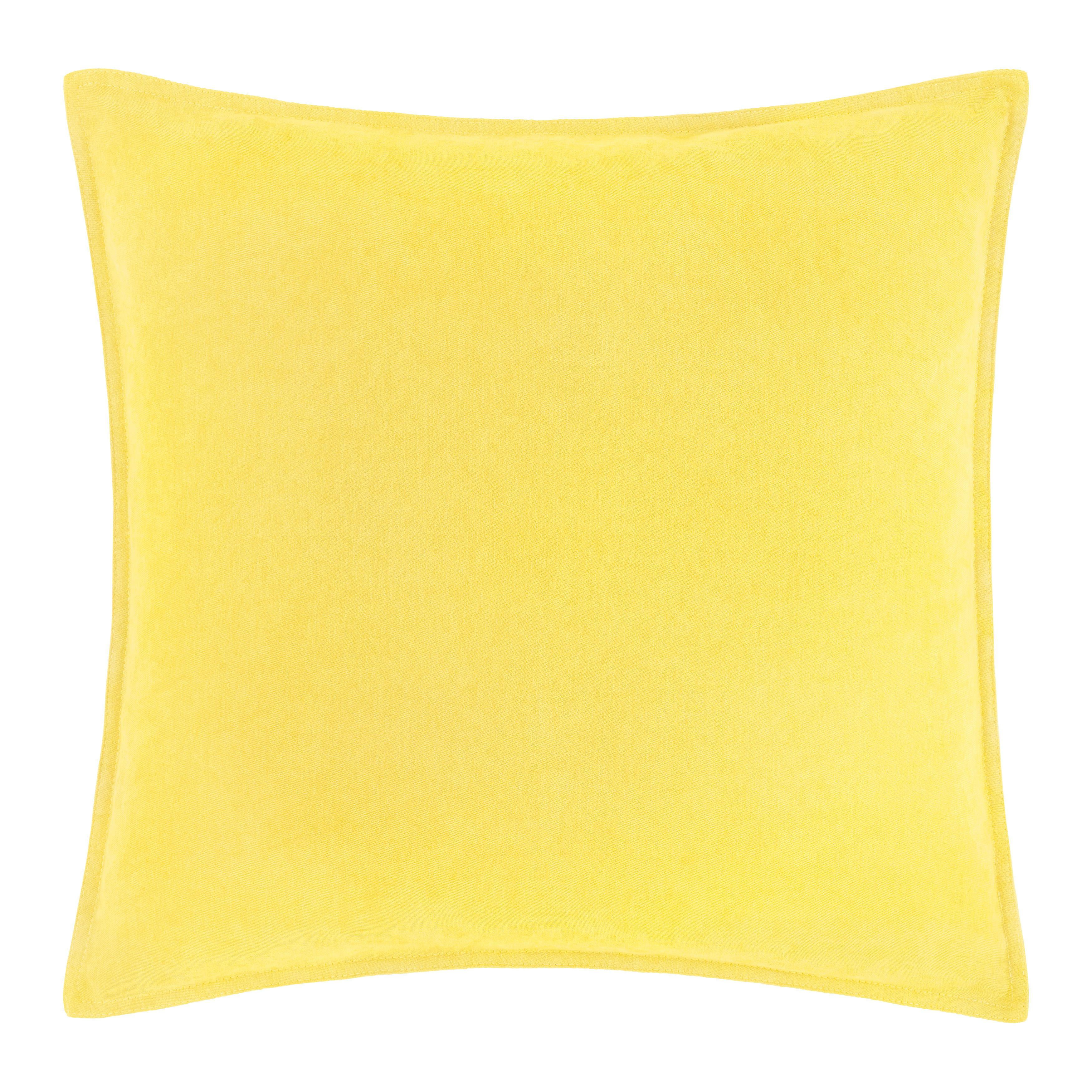 Dekorační Polštář Nathi, 45/45cm, Žlutá - žlutá, Konvenční, textil (45/45cm) - Modern Living
