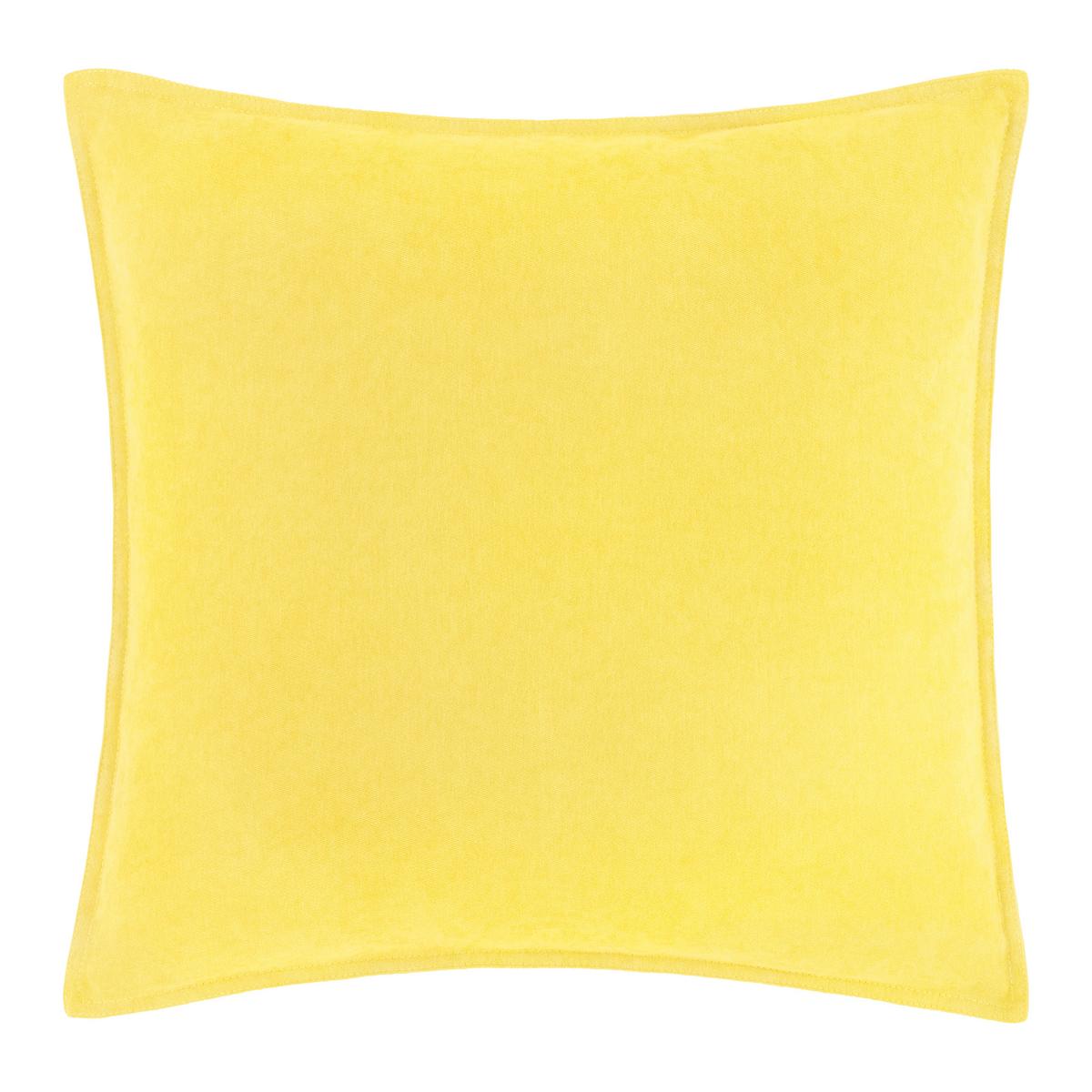 Dekoračný vankúš Nathi, 45/45cm, žltá - žltá, Konventionell, textil (45/45cm) - Modern Living