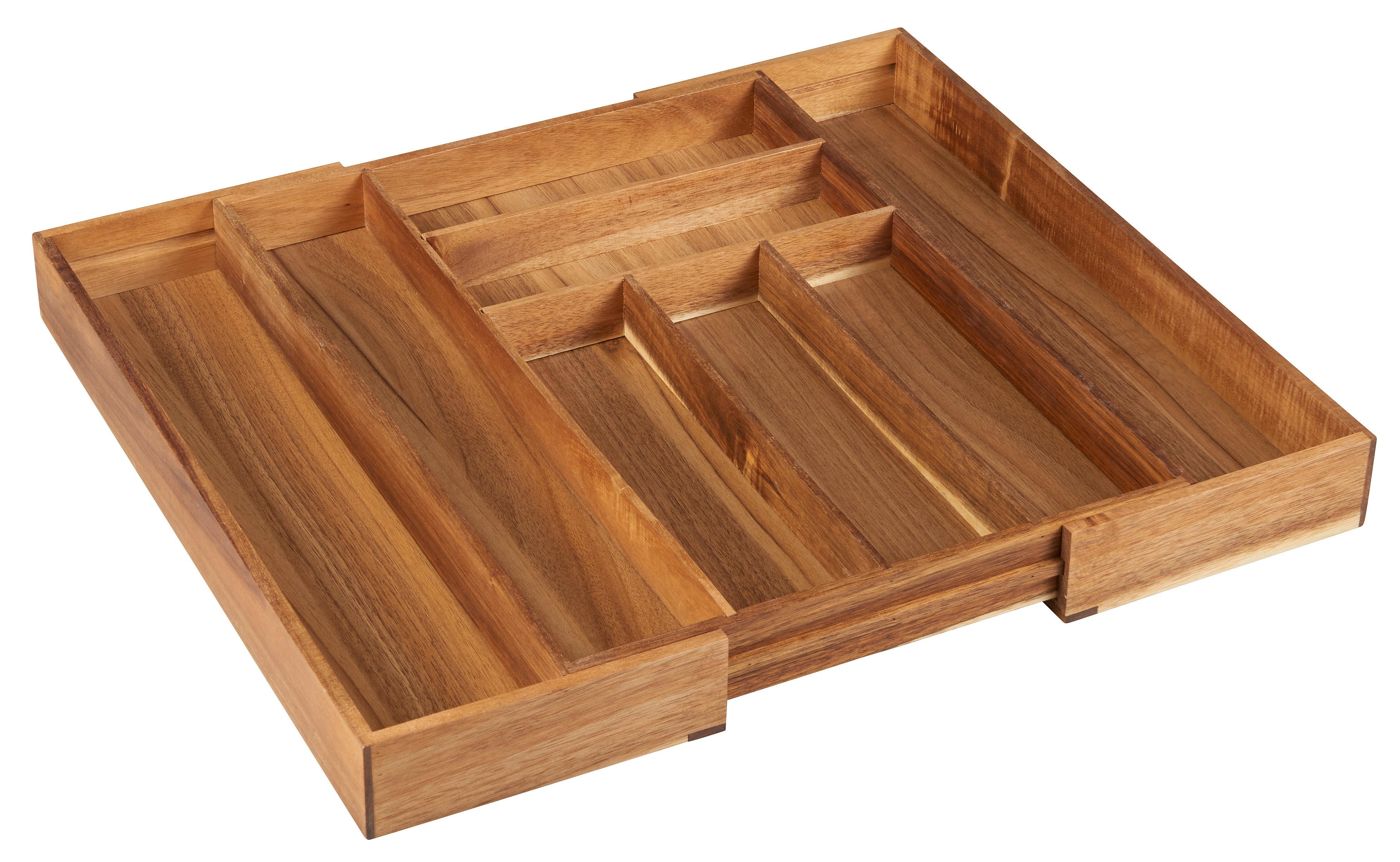 Příborník Flex-M - přírodní barvy, Moderní, dřevo (47,3/35,5-53,5/5,5cm) - Zandiara