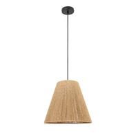 Függőlámpa Nevenka - natúr színű/fekete, Romantik / Landhaus, fém/papír (30/120cm) - James Wood