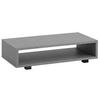 Couchtisch Grau L: 100 cm - Schwarz/Grau, Design, Holzwerkstoff/Kunststoff (100/50/25cm) - Livetastic