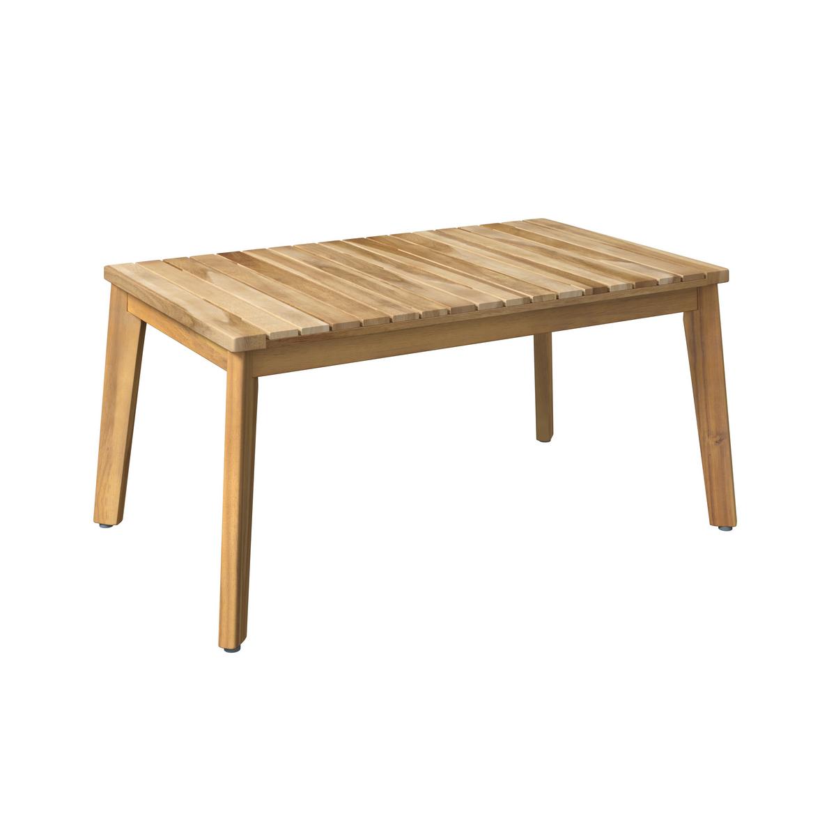 Loungegarnitur Geo - Grau/Akaziefarben, MODERN, Holz (90/43/55cm) - Beldano