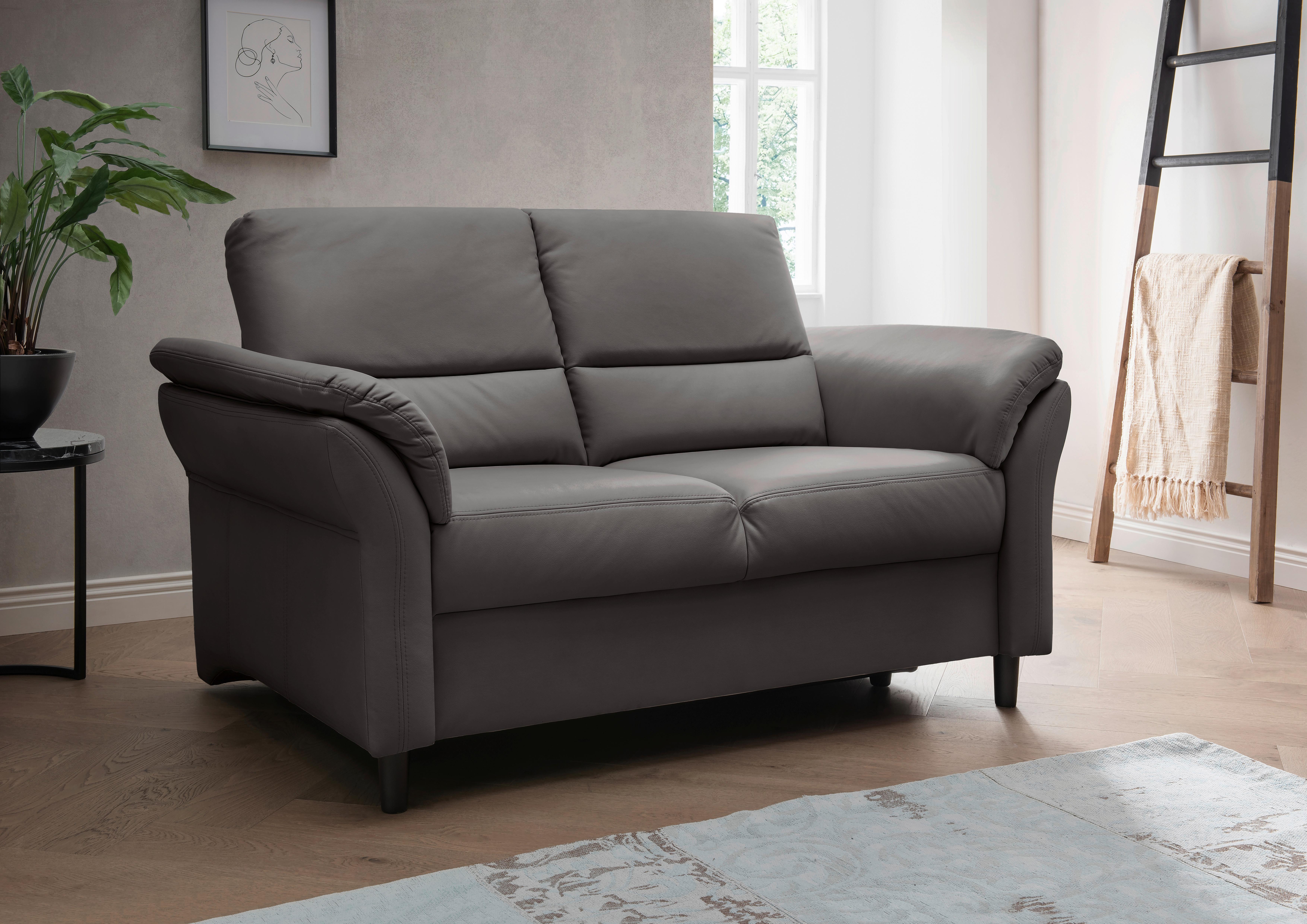 2-Sitzer-Sofa Cavoli, Anthrazit B: 147 cm - Anthrazit/Schwarz, MODERN, Textil (147/90/89cm) - Livetastic
