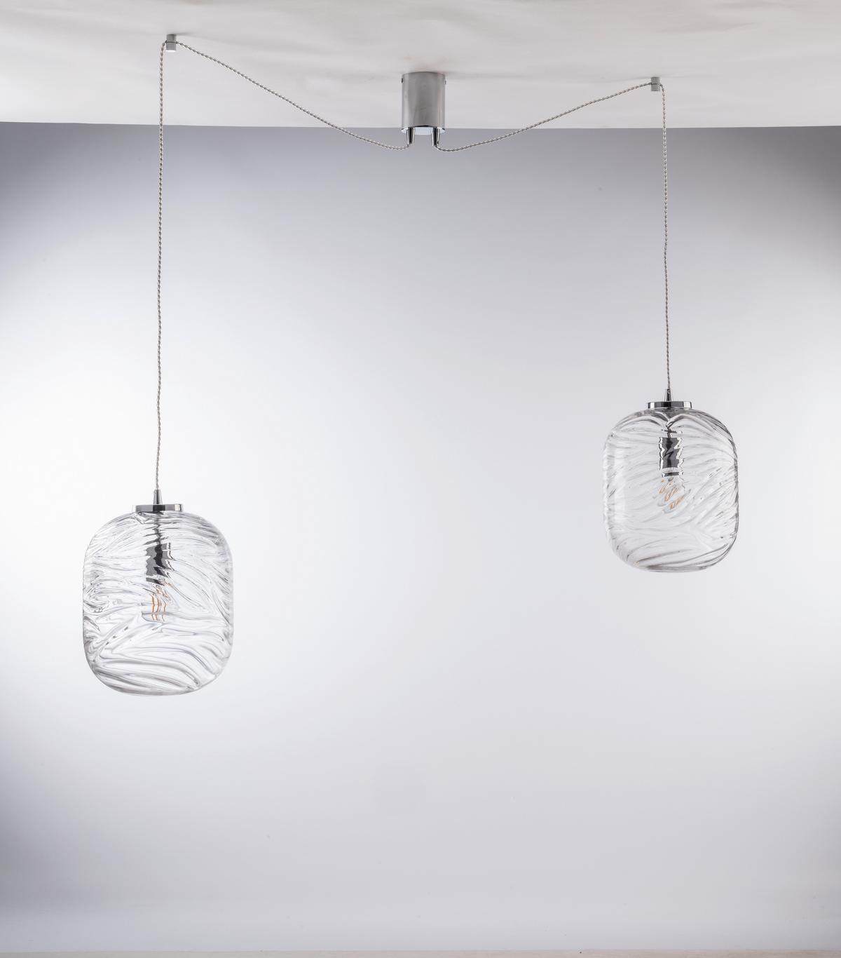 Hängeleuchte I-Nereide-C-S2 Tr - Transparent, KONVENTIONELL, Glas (24,5/30,6cm)