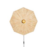 WANDLEUCHTE PANAMA - Hellbraun, Basics, Naturmaterialien (45/7cm) - Good & Mojo