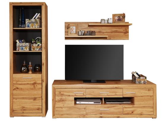 Wohnkombination Tizio 6 - Eichefarben/Alufarben, MODERN, Holzwerkstoff (243/206/50cm) Wohnkombination Tizio 6 - Eichefarben/Alufarben, MODERN, Holzwerkstoff (243/206/50cm)
