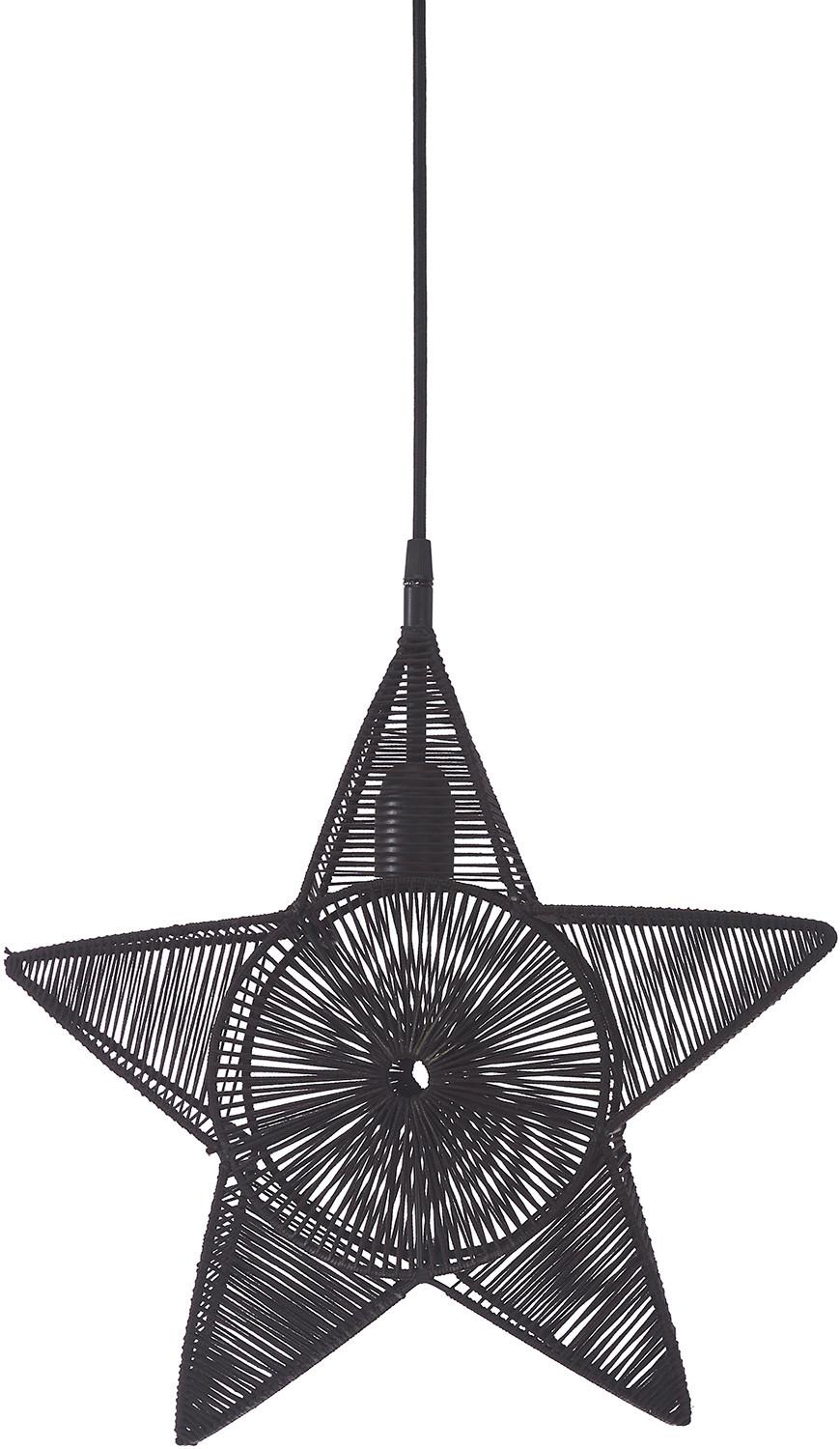 Dekostern 3924003 Regina Star - Schwarz, Basics, Metall (40/40cm)