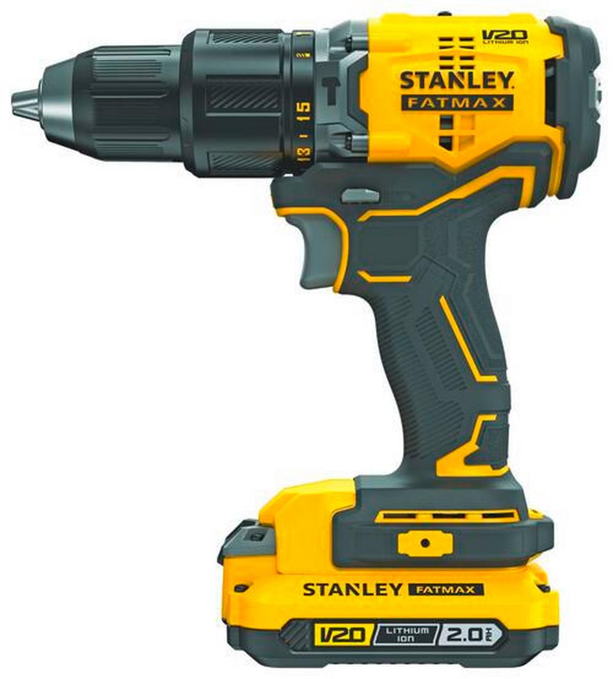 Schlagbohrmaschine Stanley Fatmax 1900 U/min Inkl. Koffer - Gelb/Schwarz, Basics (10,5/34/10,5cm)