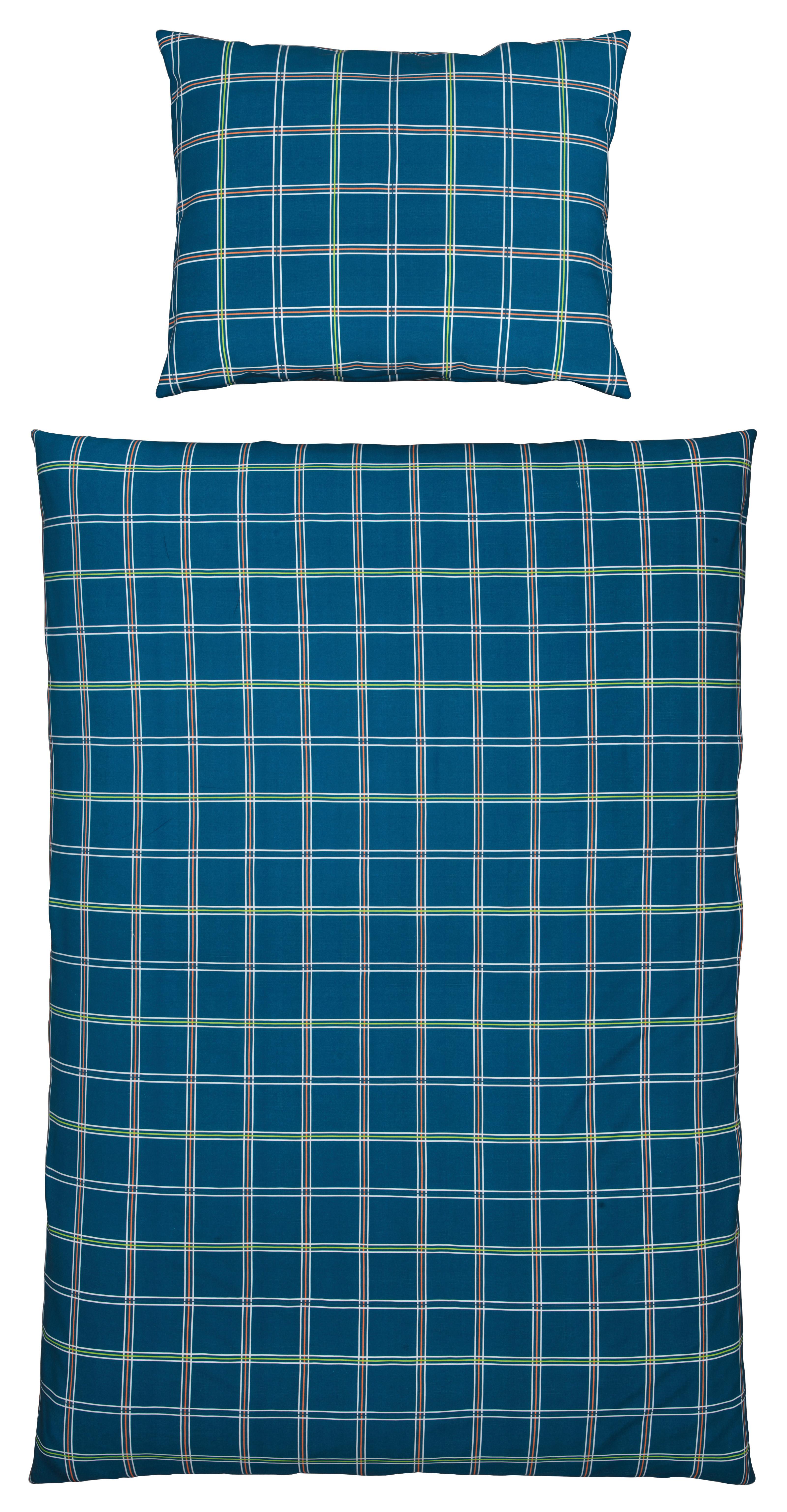 Bettwäsche Trixi - Petrol, MODERN, Textil - Luca Bessoni