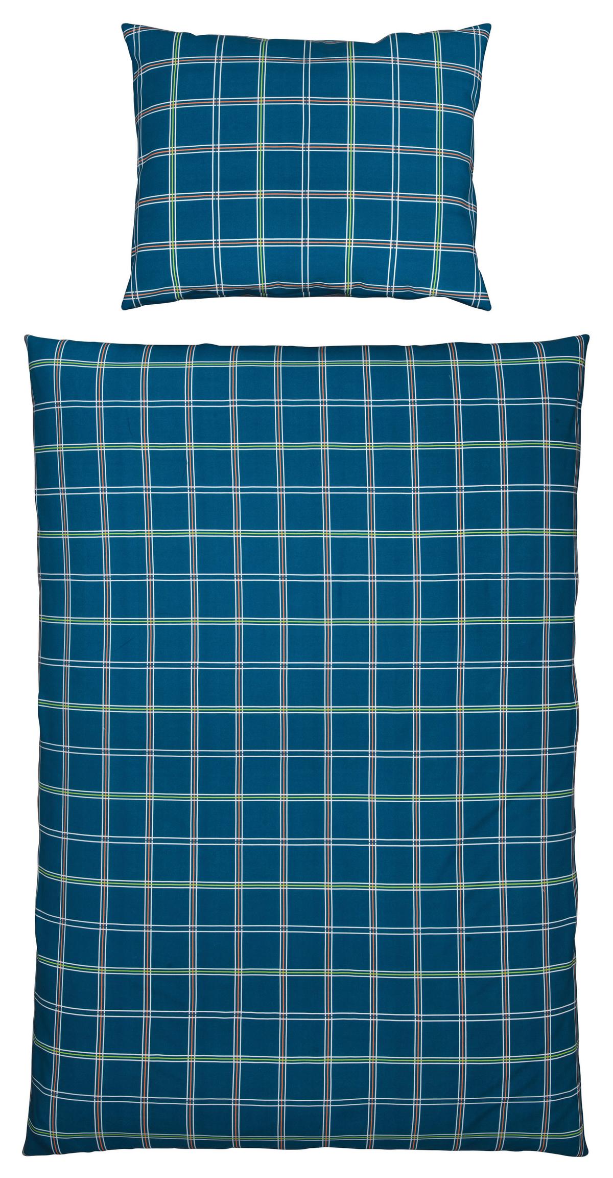 Bettwäsche Trixi - Petrol, MODERN, Textil - Luca Bessoni