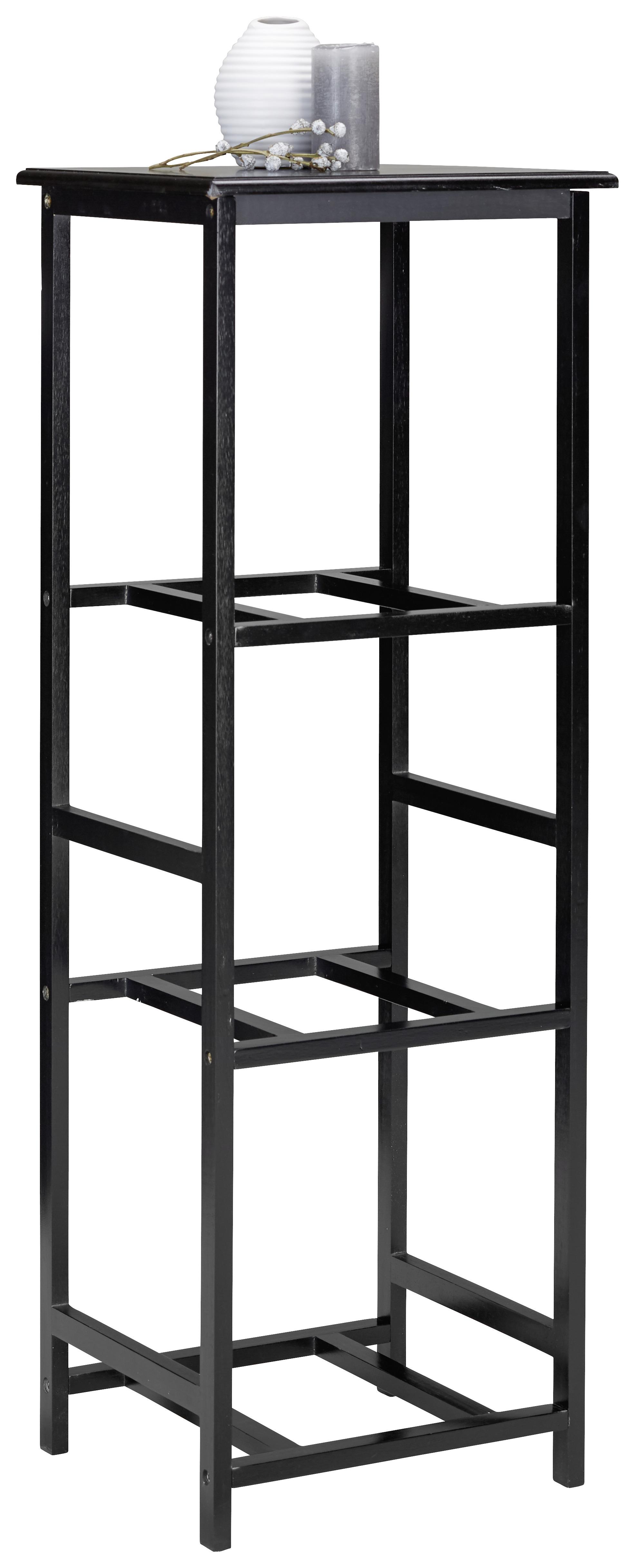 REGÁL NINO - černá, Moderní, dřevo/kompozitní dřevo (37/114,5/32cm)