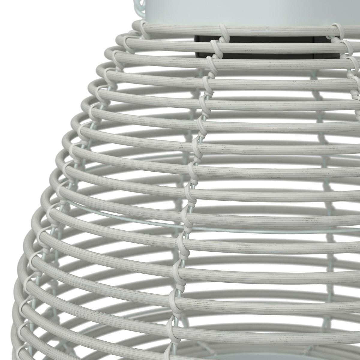 VONKAJŠIE SVIETIDLO ANINA - biela, Modern, kov/plast (31/29/31cm) - Bessagi Garden