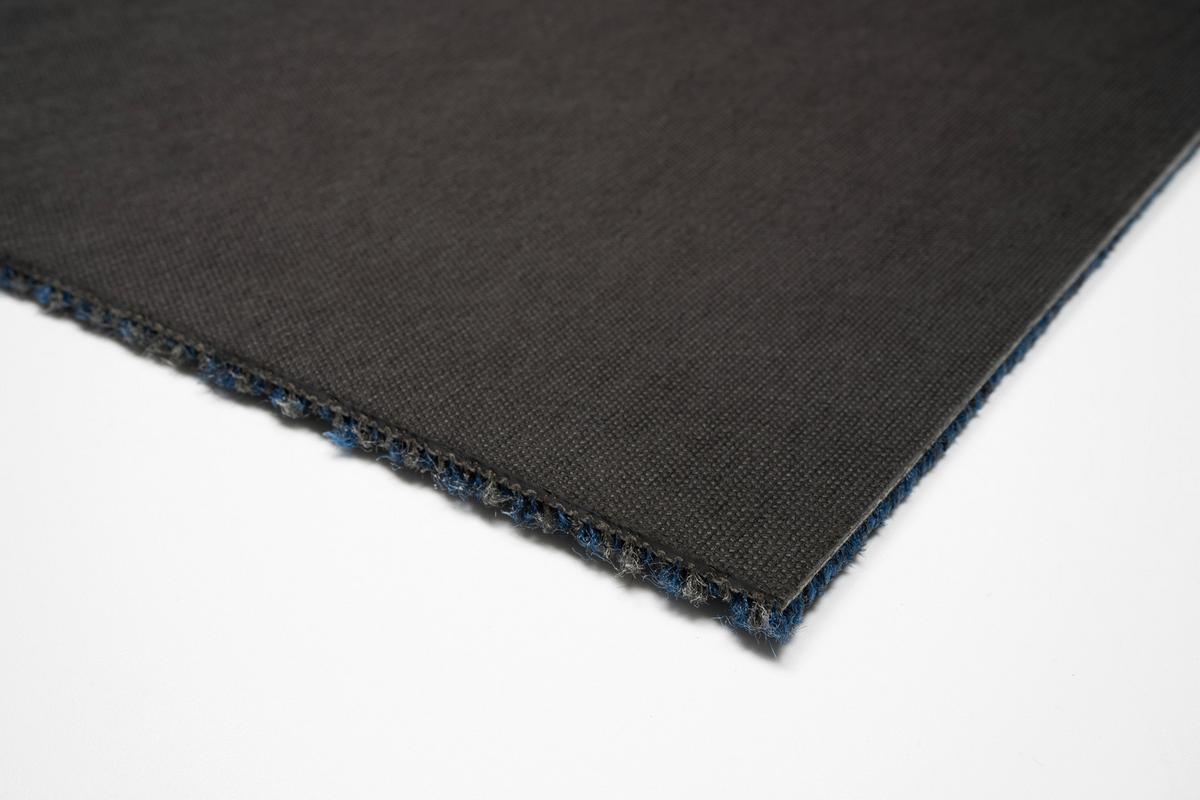 Teppichfliese Blau/Grau Ambition 50x50 cm Florhöhe 3mm - Blau/Grau, Basics, Textil (50/50cm)