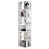 Eckregal Corner Shelf 38 cm Weiß - Weiß, Basics, Holzwerkstoff (38/186/38cm) - P & B