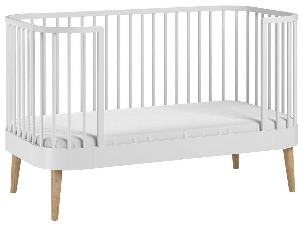 Beistellbettmatratze Nuage Kokos - Weiß, MODERN, Textil (140/13/70cm) - MID.YOU