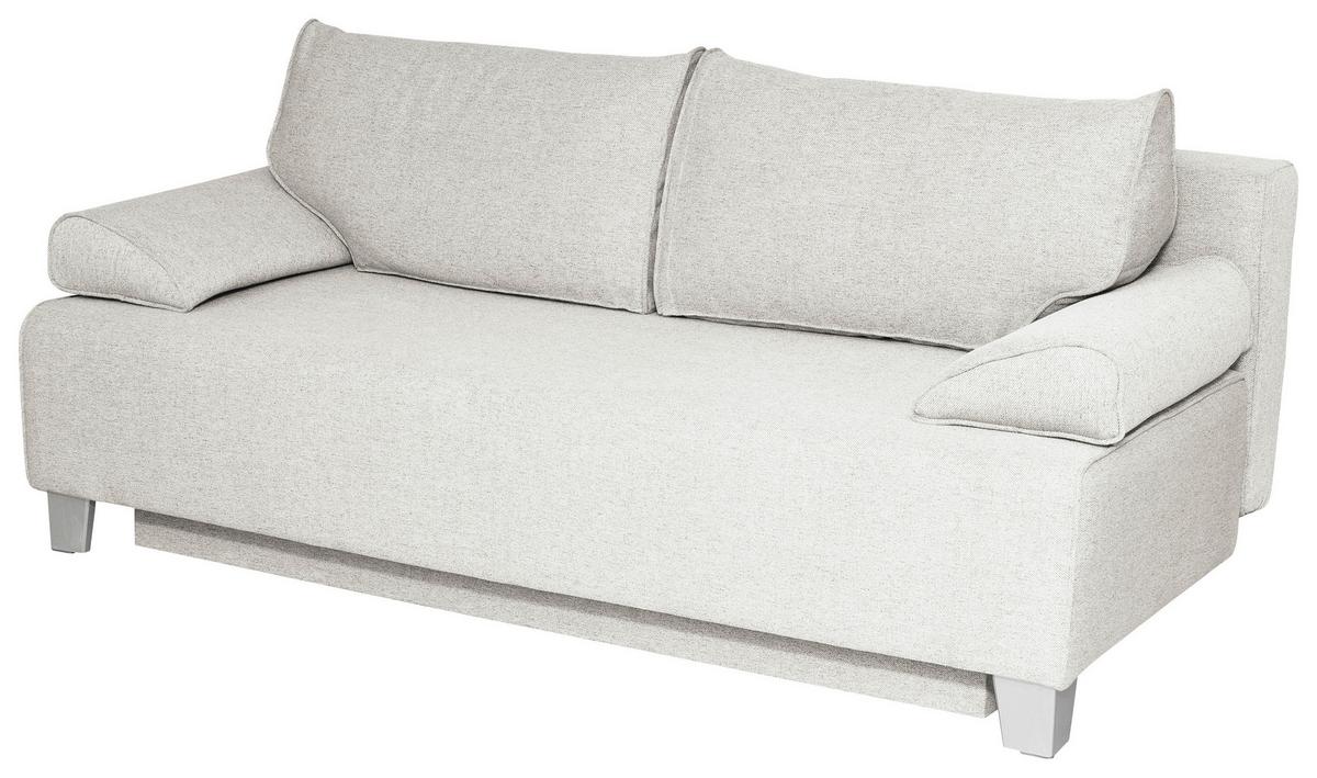 Schlafsofa Lena - Creme/Weiß, Design, Textil (190/75/97cm) - P & B