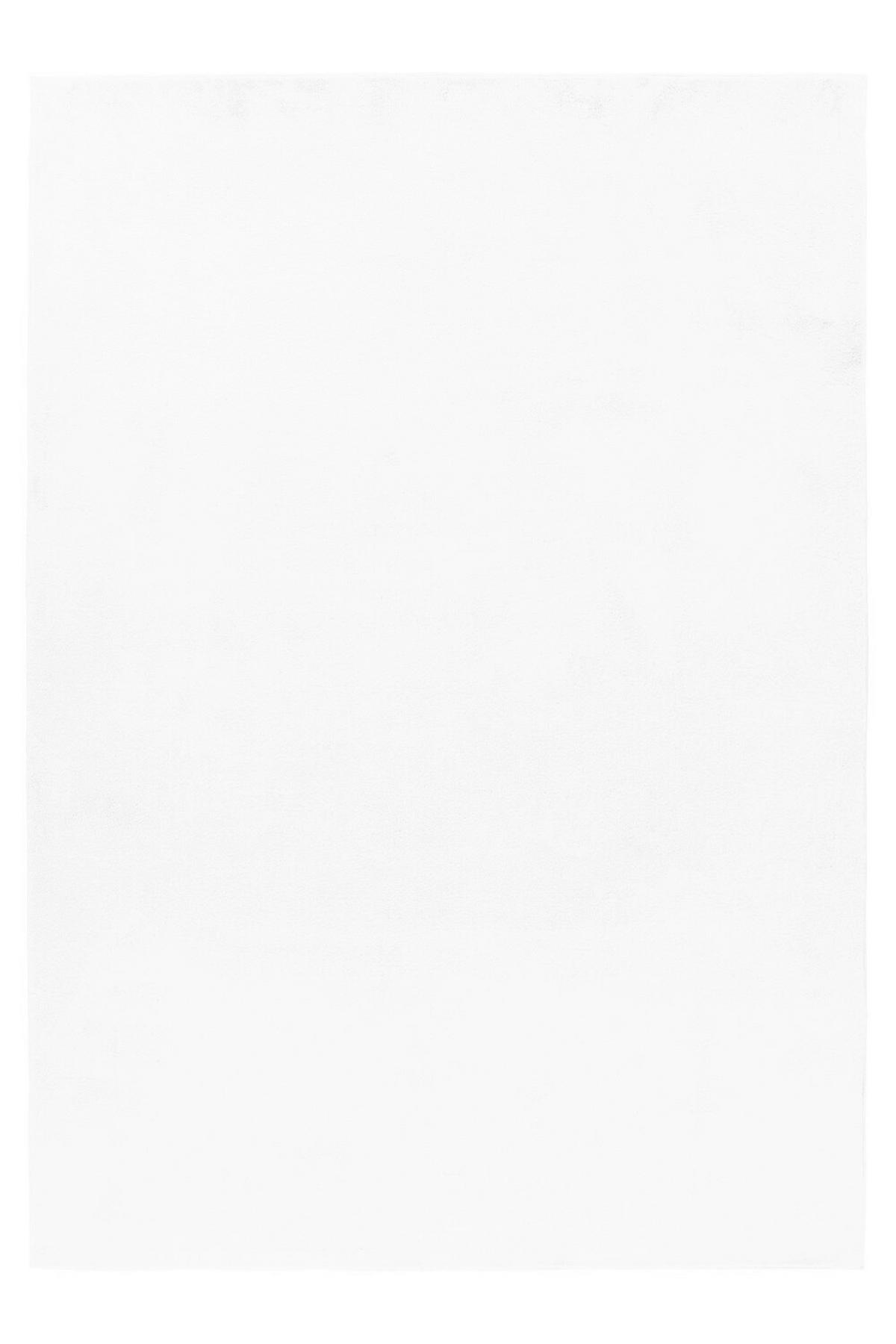 Hochflorteppich, Weiß, F: 20mm Pouffy - Weiß, Basics, Textil (240/340cm)