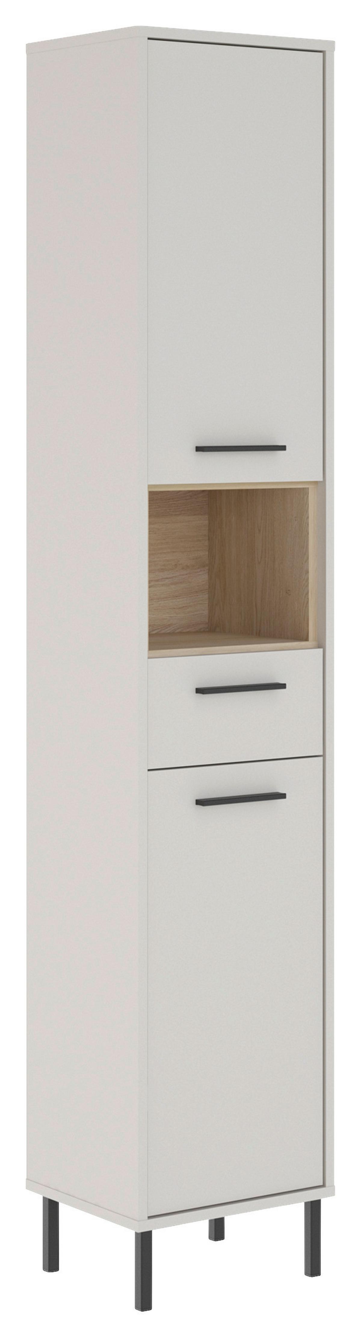 BADEZIMMER Empoli, Kaschmir B: 169,8 cm - Kaschmir/Eichefarben, MODERN (169,8/184/30cm)