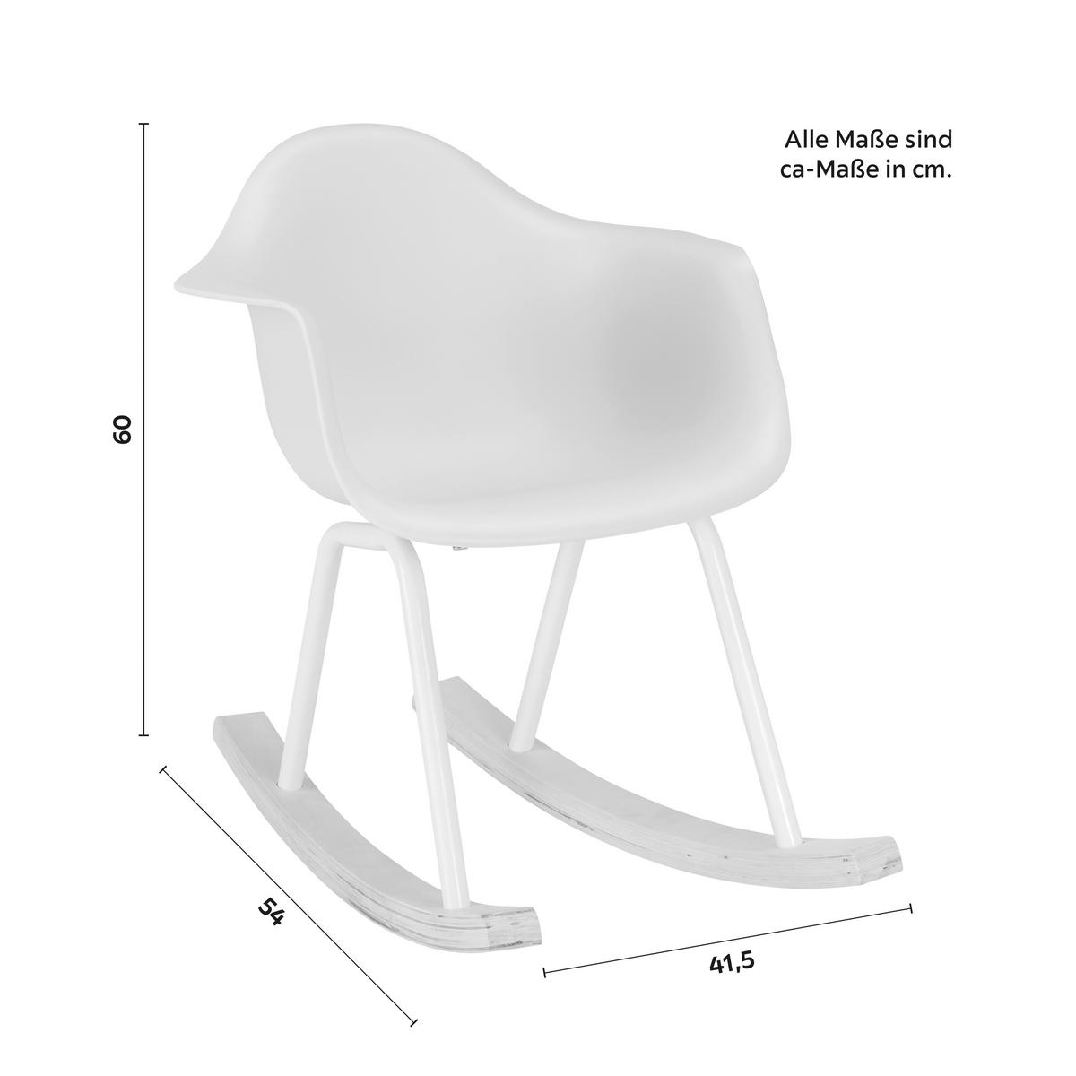 Detská stolička Bobby - ružová, Modern, kov/drevo (41,5/60/54cm) - Modern Living