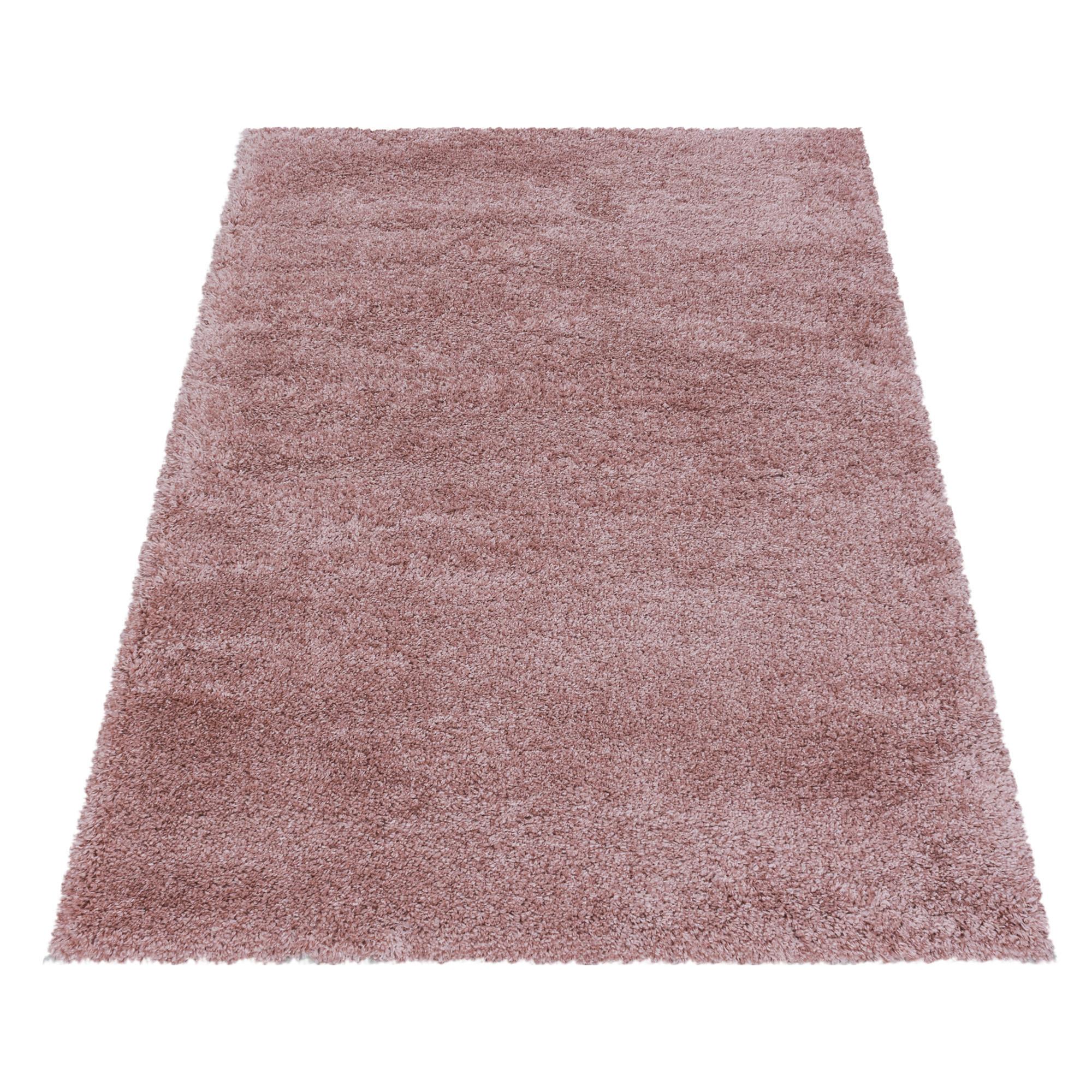 Läufer Fluffy Rosa