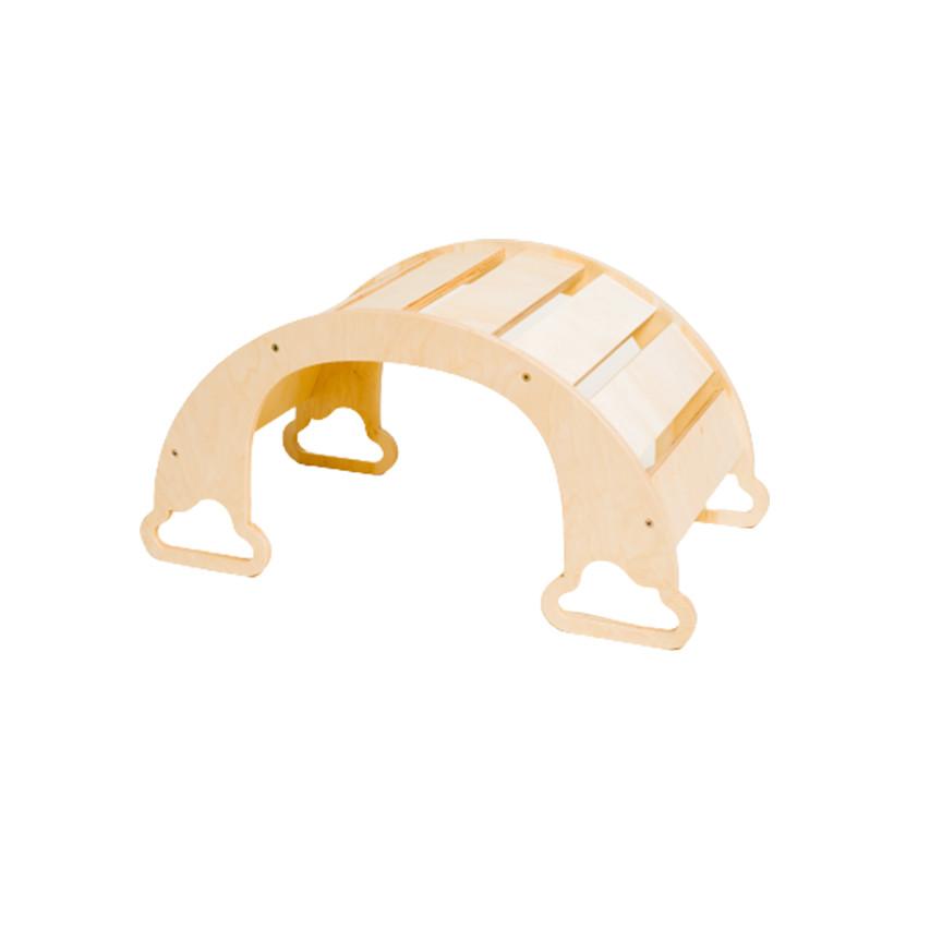 Wippe The Sway Rainbow - Naturfarben, Basics, Holz (40/75/37cm)