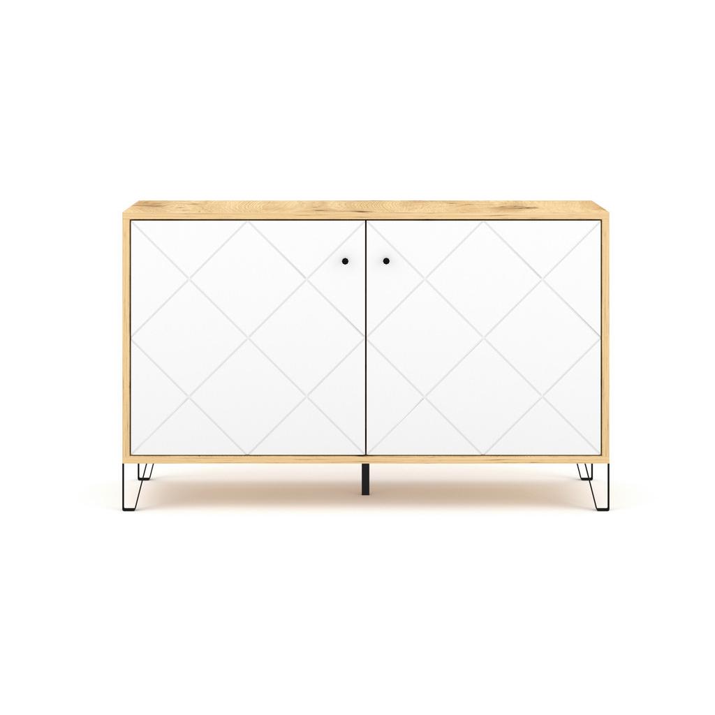 Kommode 123 Cm 2d Bilbao Bl4, Weiß