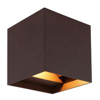 Led-außenleuchte Veronika Klar Rostfarben L: 10 Cm - Design (10/10/10cm) - Globo